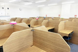 生徒さんがじっくり集中して勉強できる環境を整えております。
