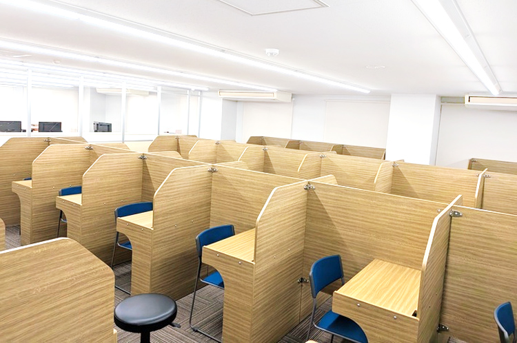 生徒さんがじっくり集中して勉強できる環境を整えております。